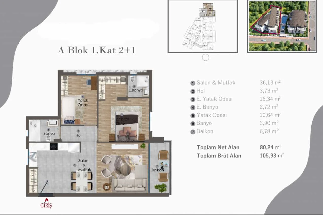 housebind Просторные квартиры 1+1 ,2+1 ,2+1 Дуплекс, 3+1 Дуплекс  Анталии / Муратпаша