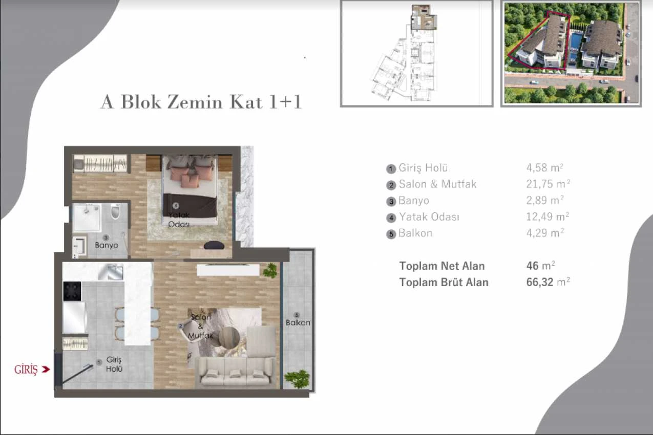 housebind Просторные квартиры 1+1 ,2+1 ,2+1 Дуплекс, 3+1 Дуплекс  Анталии / Муратпаша